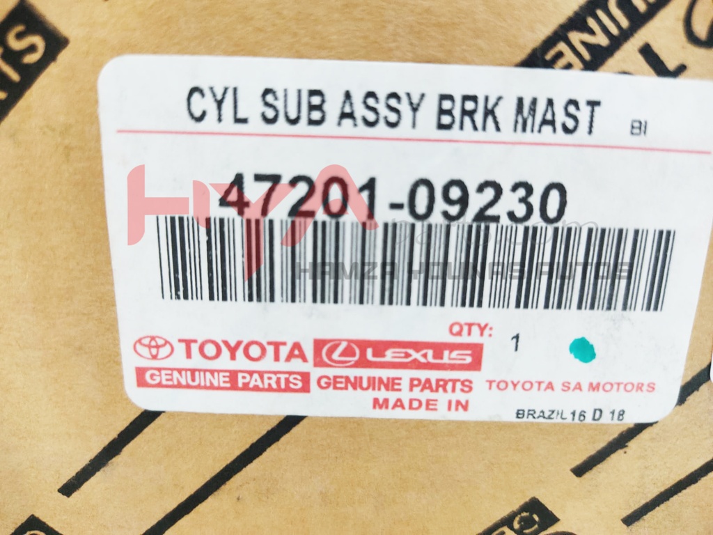 CYLINDER SUB-ASSY, BRAKE MASTER