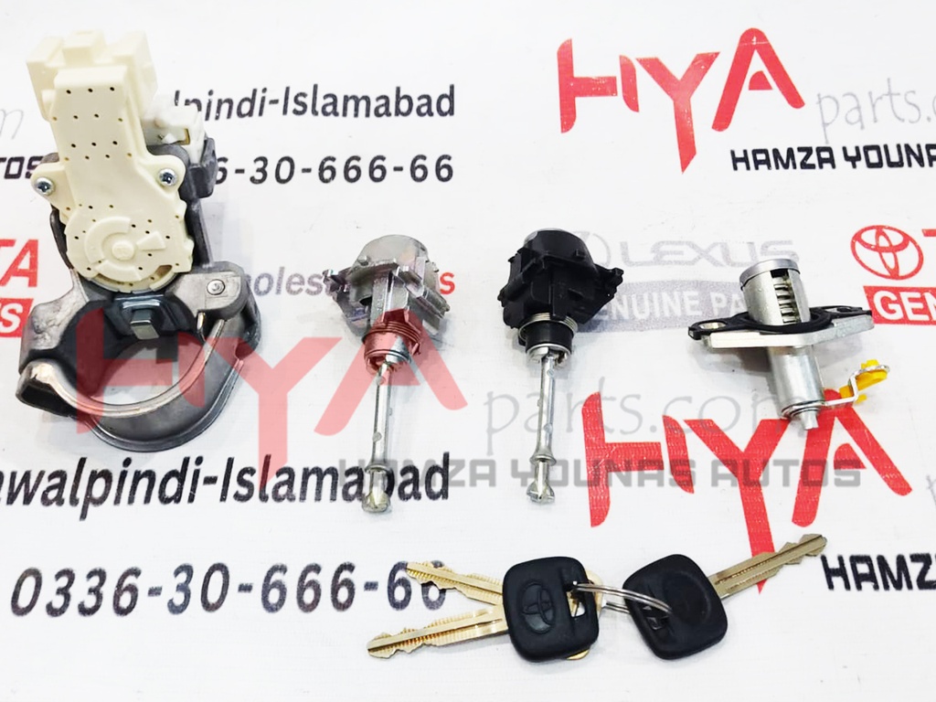 CYLINDER SET, LOCK W/TRANSMITTER HOUSING(LESS MODULE)