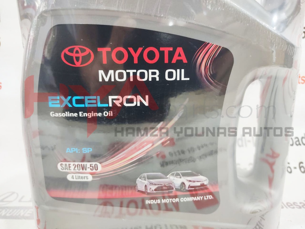 EXCELRON 4 LITERS-OP GASOLINE ENGINE OIL SAE 20W-50 4 LITRE ]