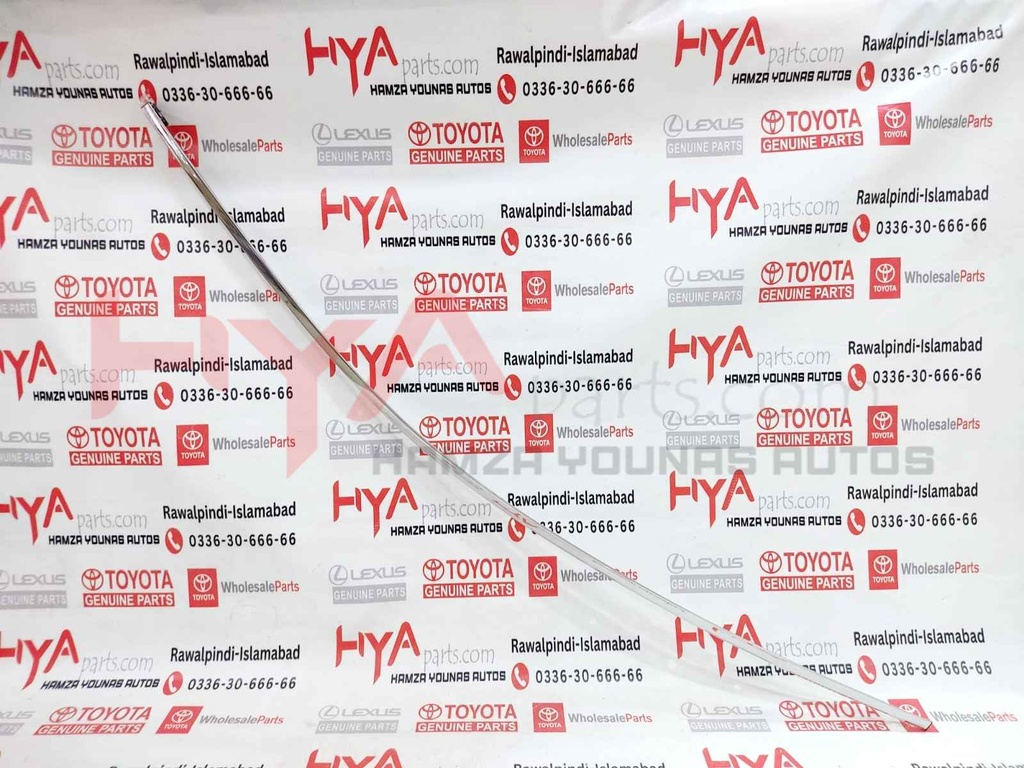 MOULDING, FRONT DOOR WINDOW FRAME, UPPER LH