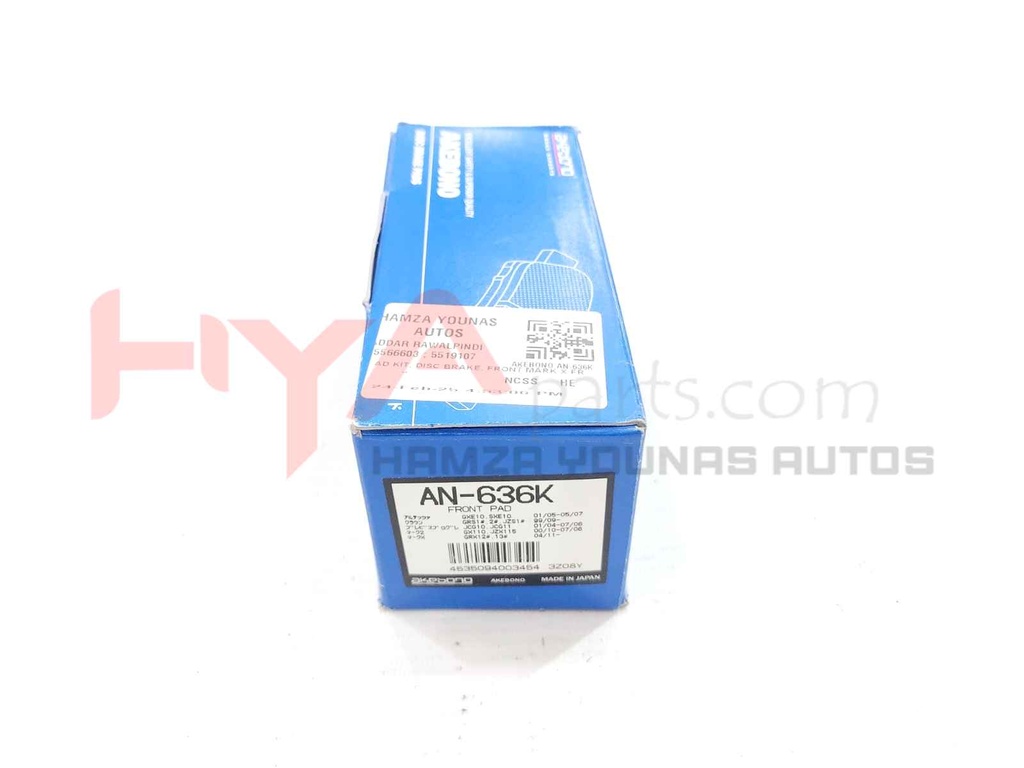 PAD KIT, DISC BRAKE, FRONT