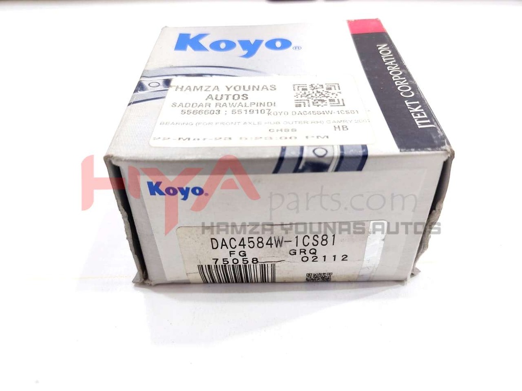 BEARING (FOR FRONT AXLE HUB OUTER)