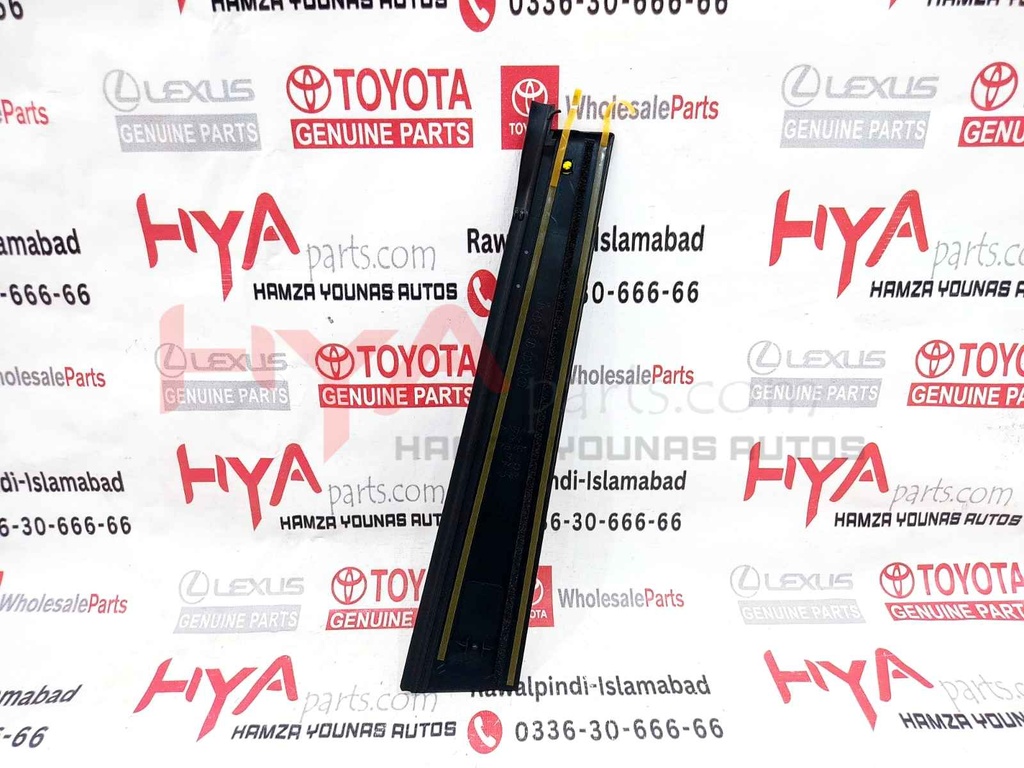 MOULDING, REAR DOOR WINDOW FRAME, FRONT RH