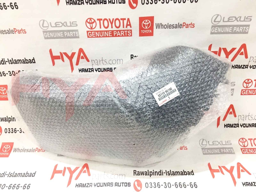 SIDE F. BUMPER MOULDING