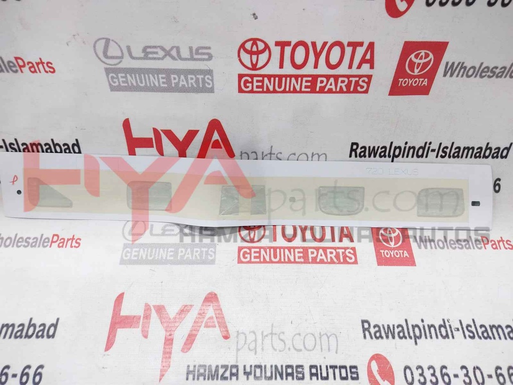 PLATE, BACK DOOR NAME