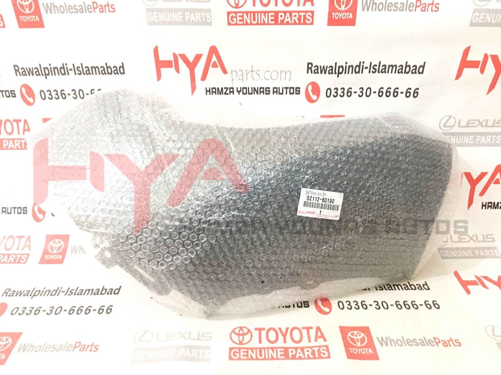 SIDE F. BUMPER MOULDING