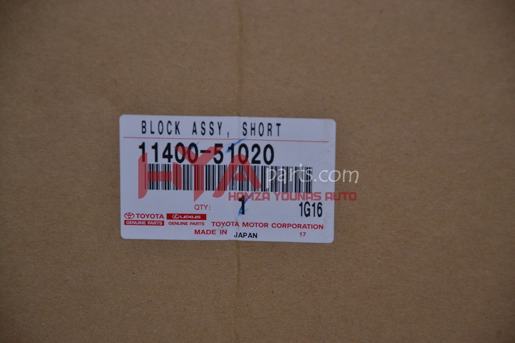 11400-51020 [ENGINE SHORT BLOCK 1VD LAND CRUISER 2010]