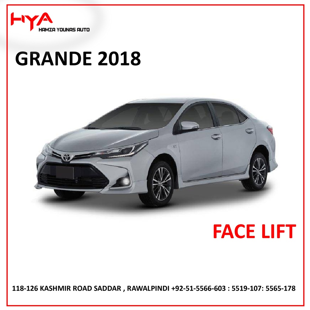 FL COROLLA 2014 IN TO 2018 GRANDE TW