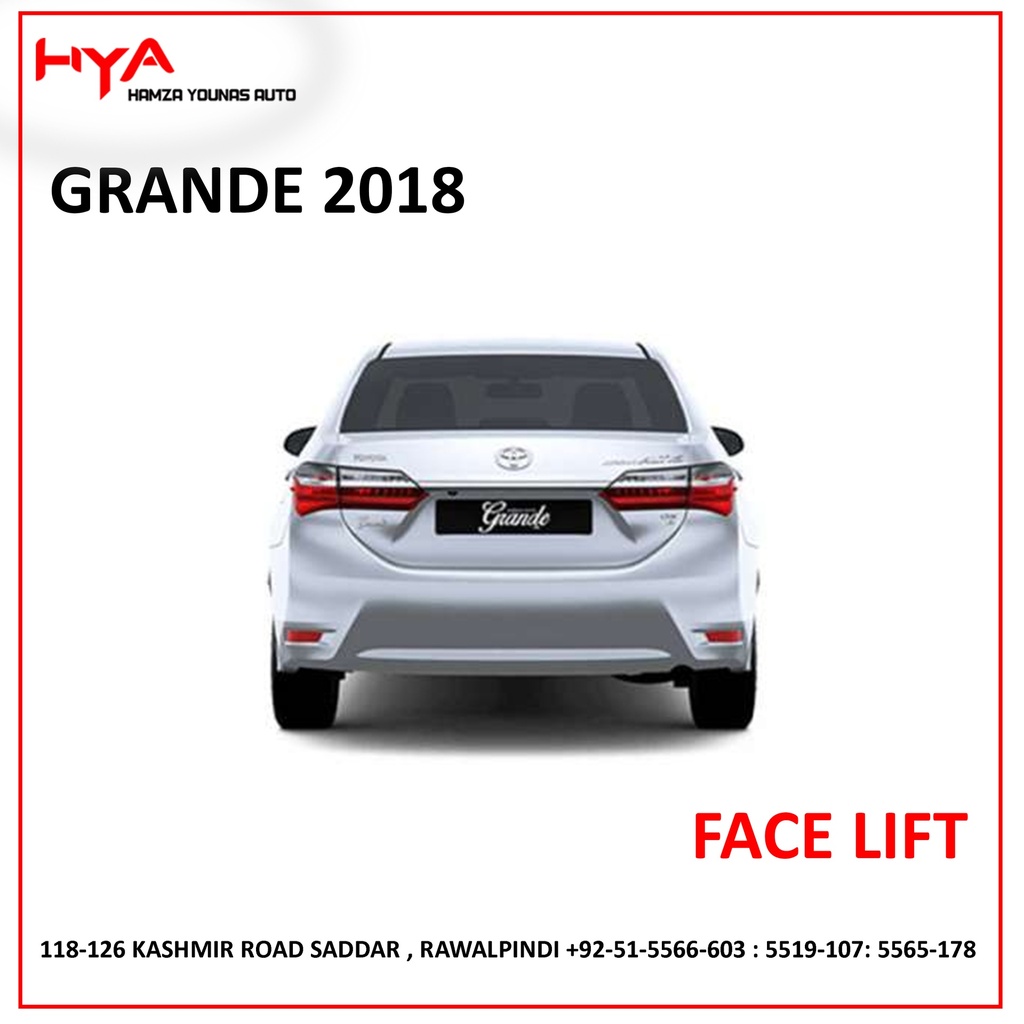 FL COROLLA 2014 IN TO 2018 GRANDE TW