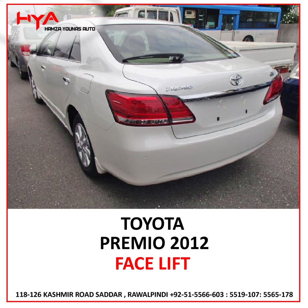 FACE LIFT PREMIO 2012 TOYOTA GENUINE