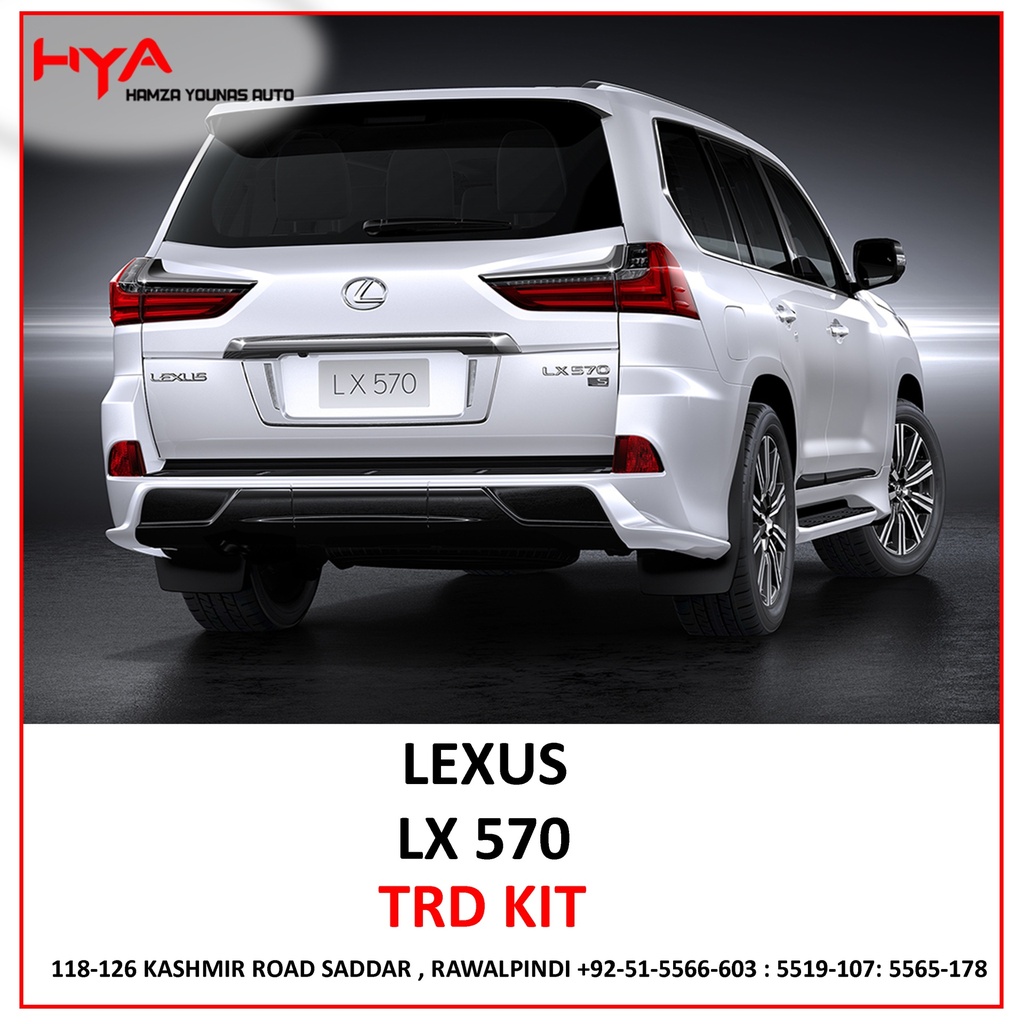 703-LX 570 2016 TRD W [TRD BODY KIT LX 570 2016 (FRONT &amp; BACK ) WHITE ]