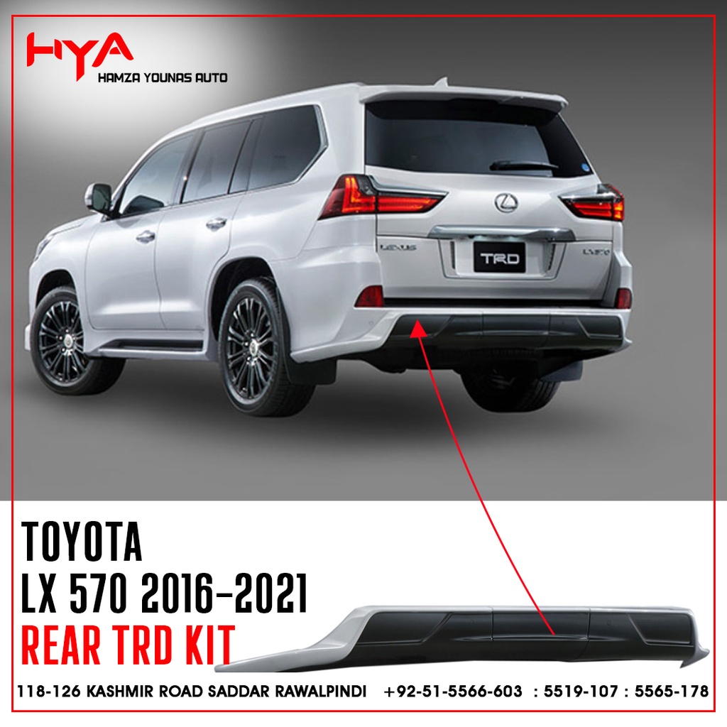 703-LX 570 2016 TRD W [TRD BODY KIT LX 570 2016 (FRONT &amp; BACK ) WHITE ]