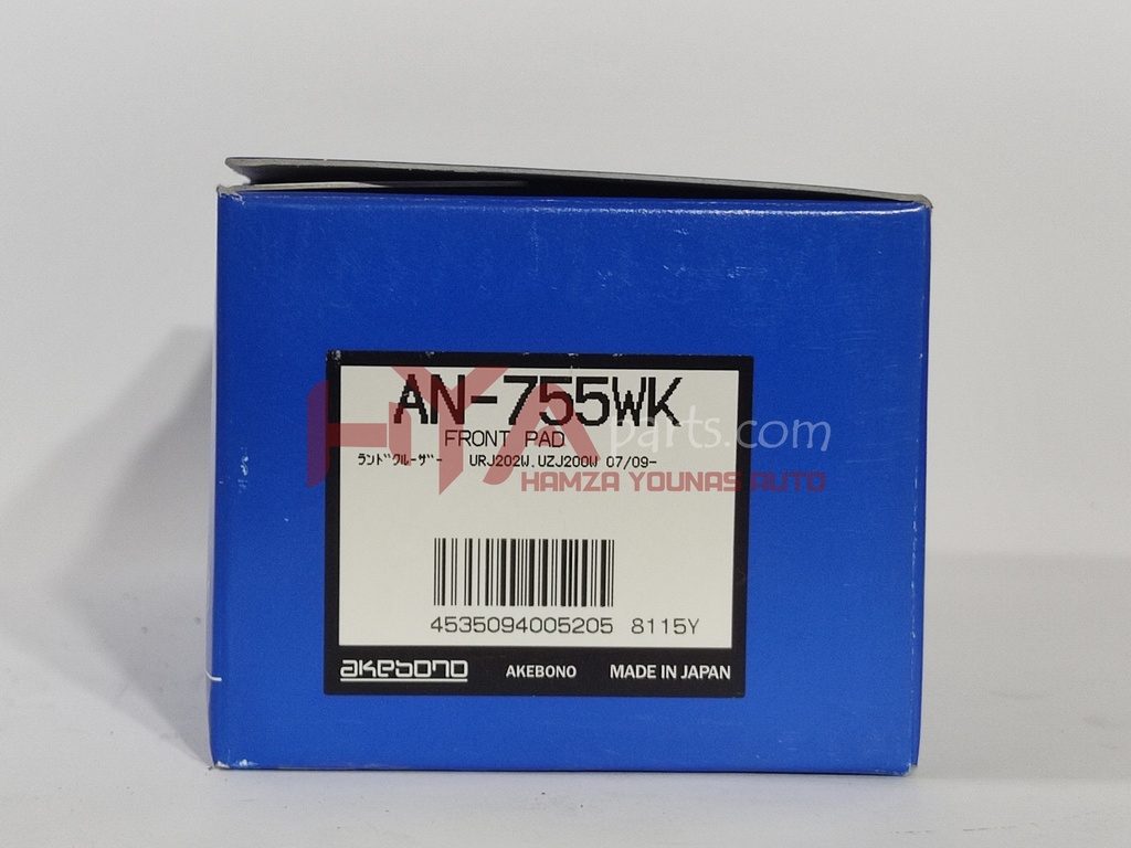 AKEBONO AN-755WK [FRONT DISC PADS FJ200]