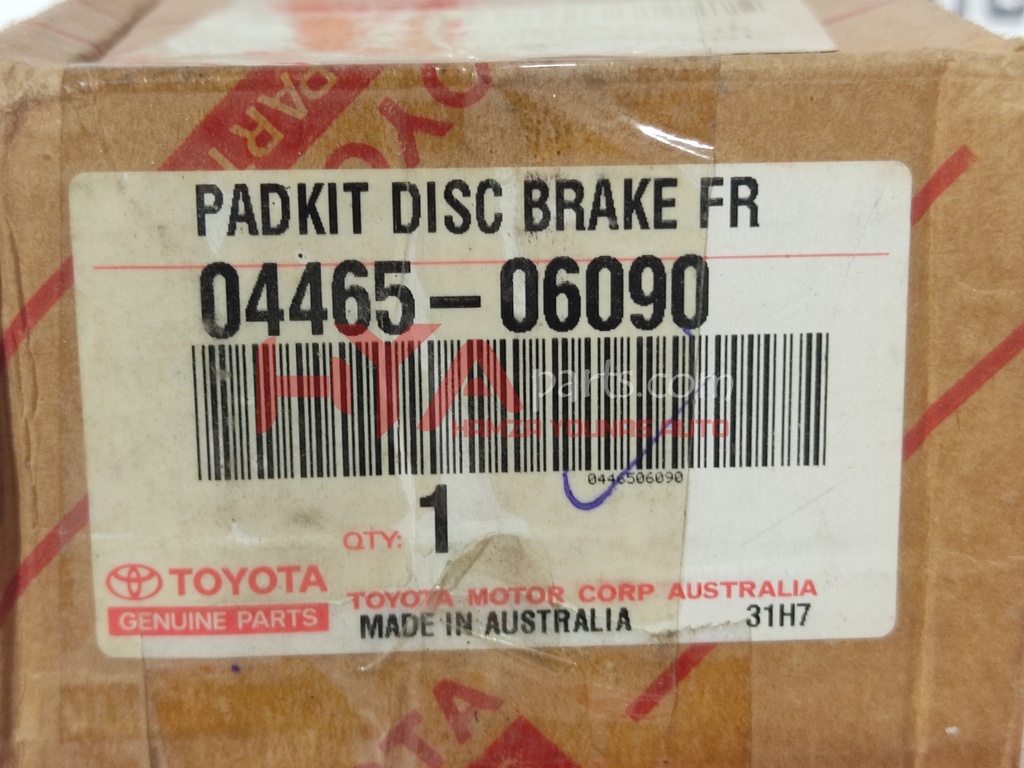 PAD KIT, DISC BRAKE, FRONT