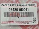 CABLE ASSY, PARKING BRAKE, NO.3
