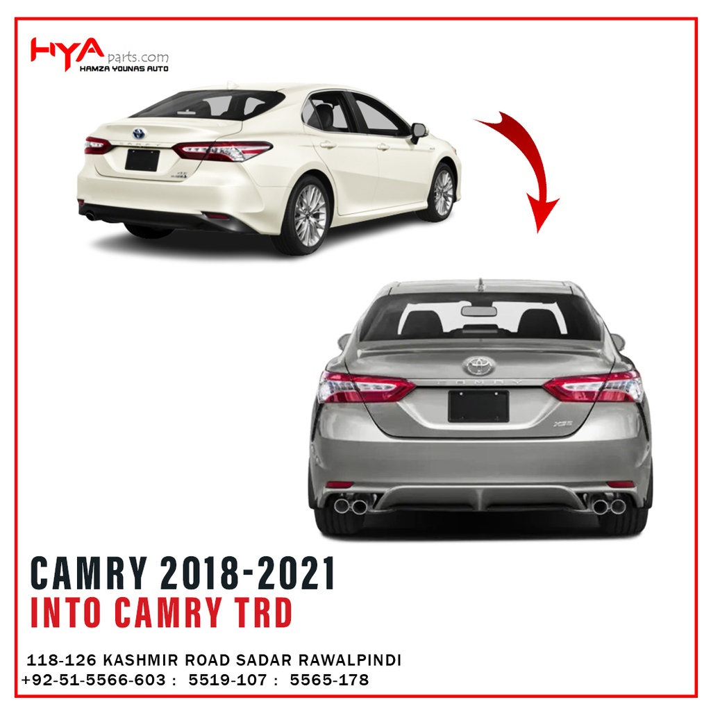 FACE LIFT CAMRY 2018 TRD GENUINE