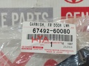 GARNISH, FRONT DOOR LOWER FRAME BRACKET, LH