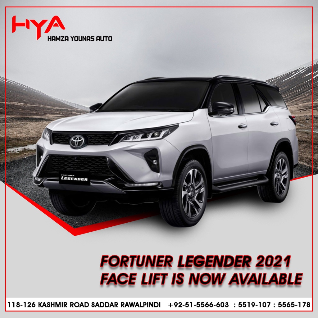 FACE LIFT FORTUNER LEGENDER 2021 TOYOTA GENUINE