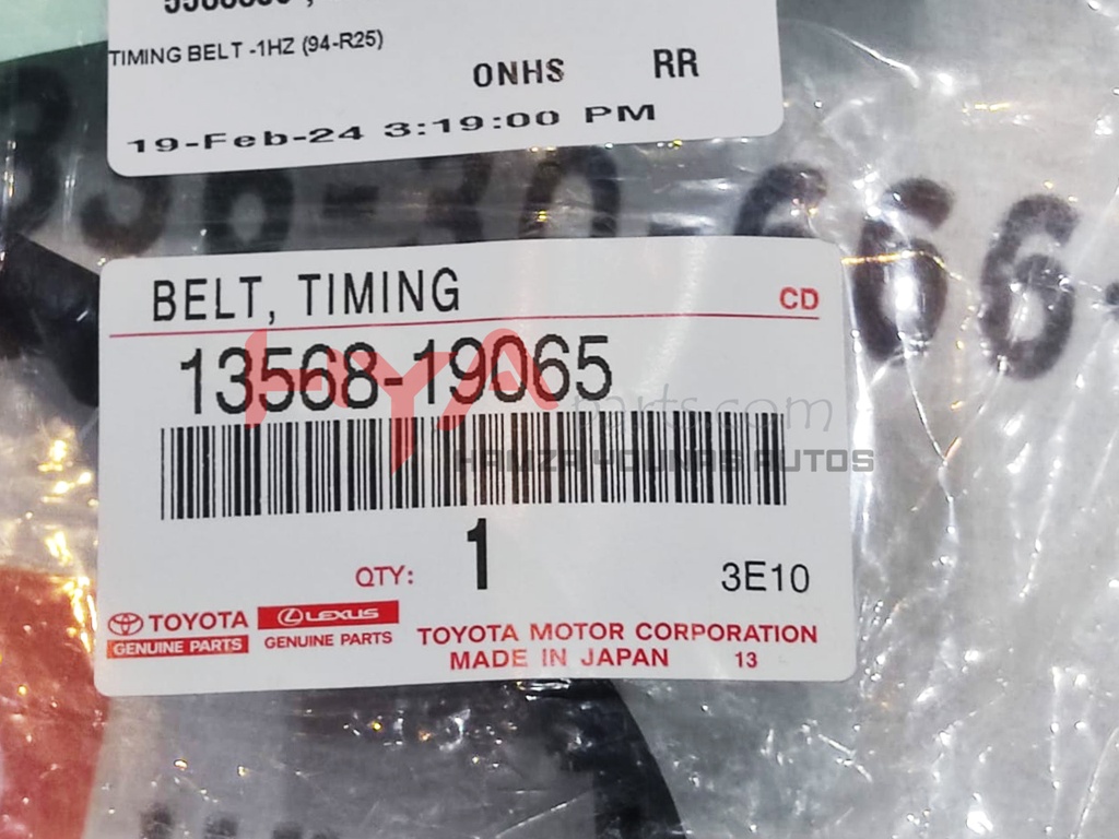 BELT, TIMING