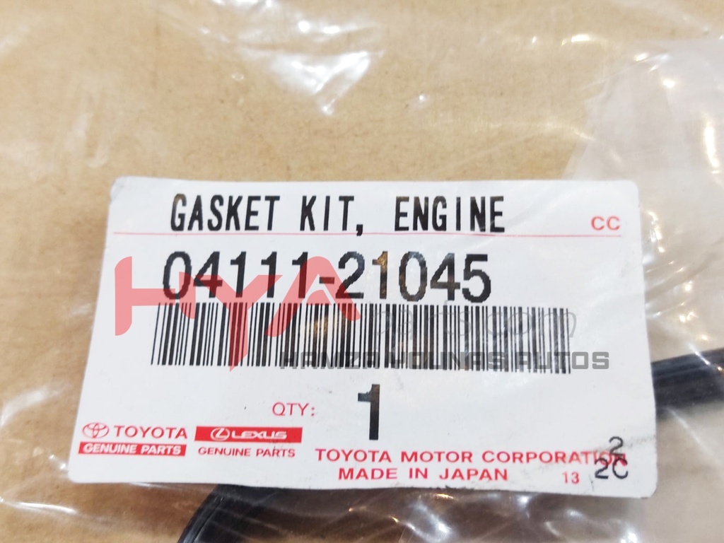 GASKET KIT, ENGINE OVERHAUL