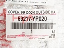 COVER, FRONT DOOR OUTSIDE HANDLE, RH