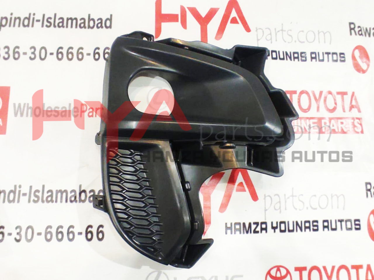 COVER, FRONT BUMPER HOLE, LH