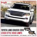 HEAD LAMP SET LAND CRUISER 2018 LEXUS STYLE