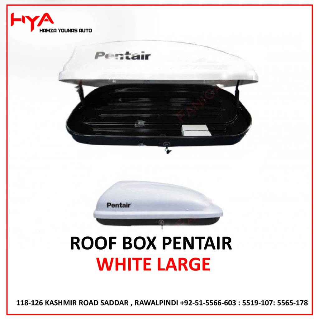 RB PENTAIR L W [ROOF BOX PENTAIR L SIZE WHITE]