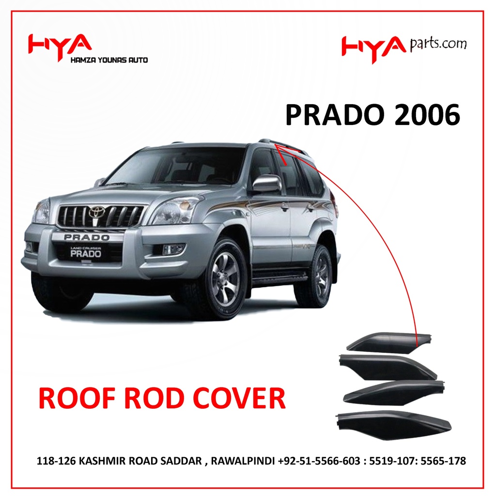 RRC FJ-120 RR LH [ROOF ROD COVER PRADO 2006]