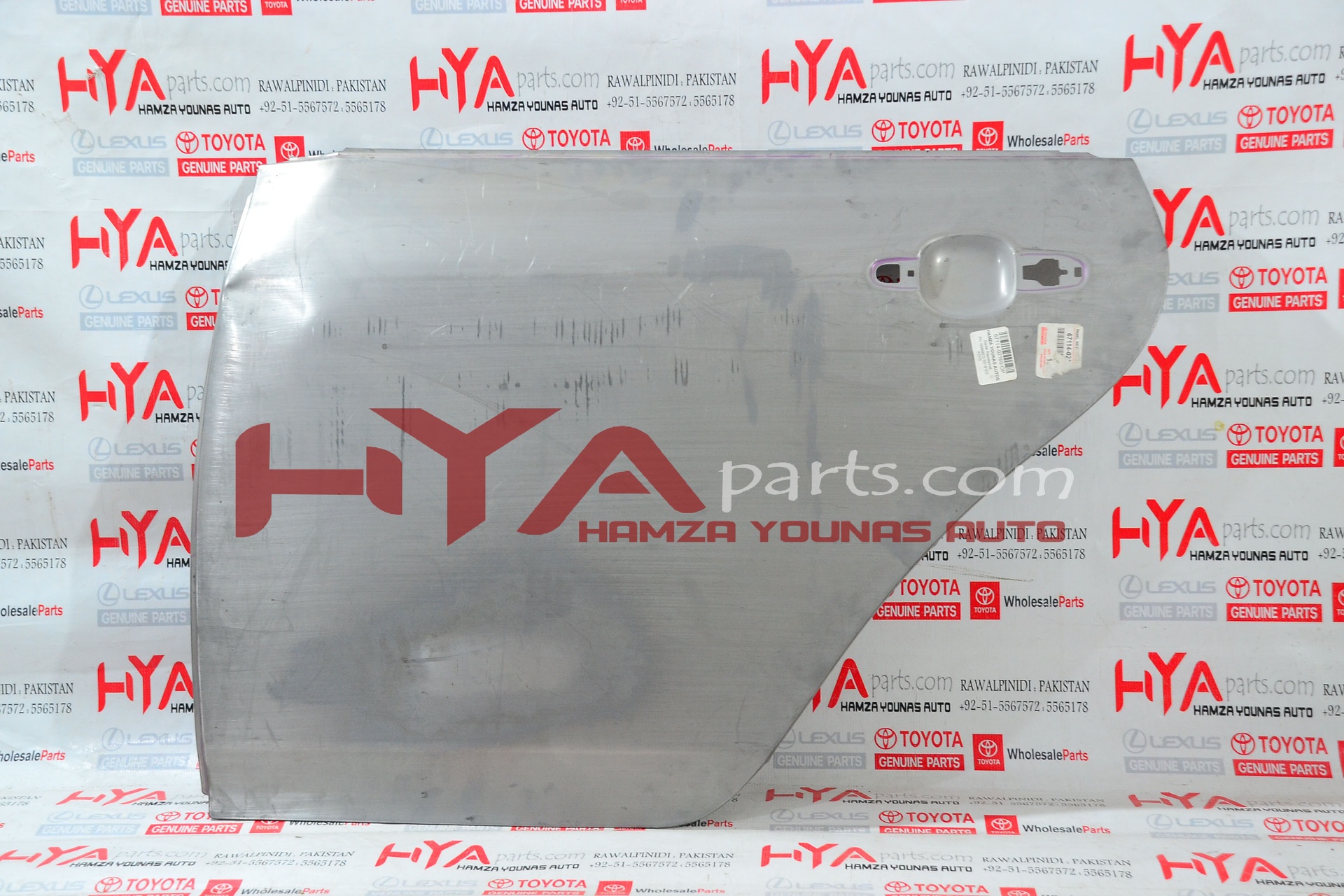 [67114-02160-OP] DOOR SKIN, REAR DOOR, OUTER LH