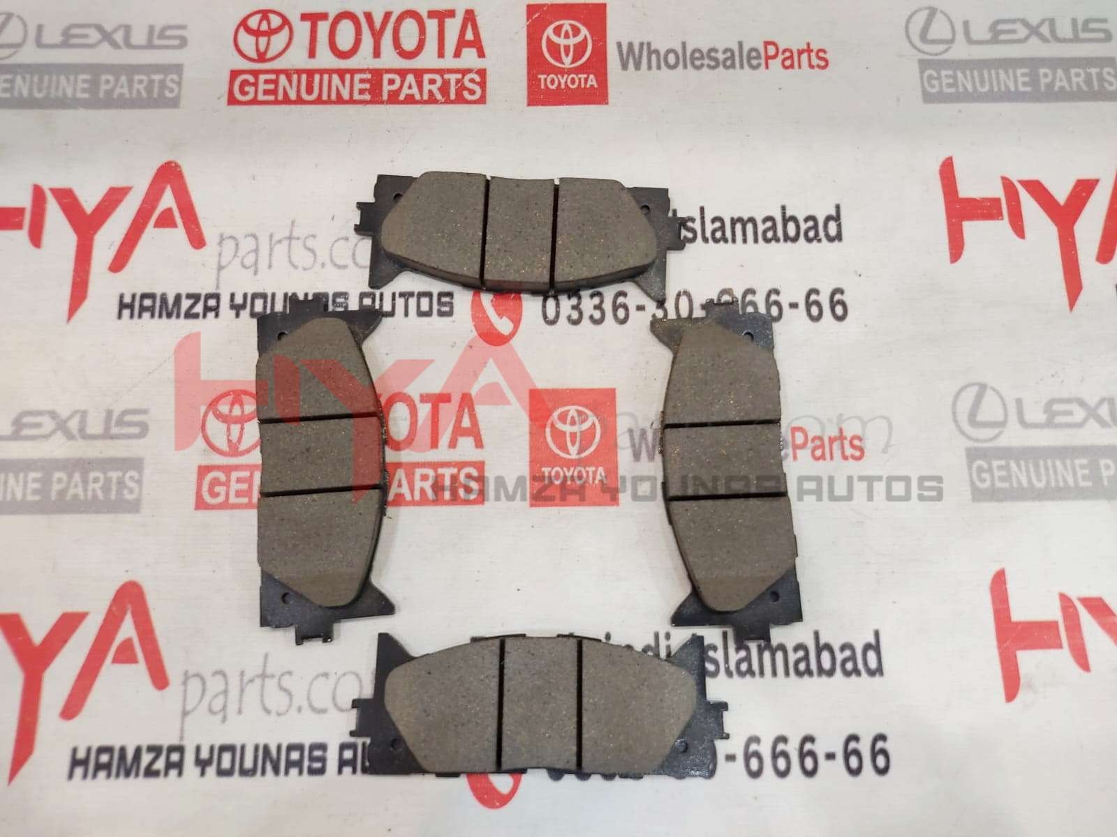 [04465-33450] PAD KIT, DISC BRAKE, FRONT
