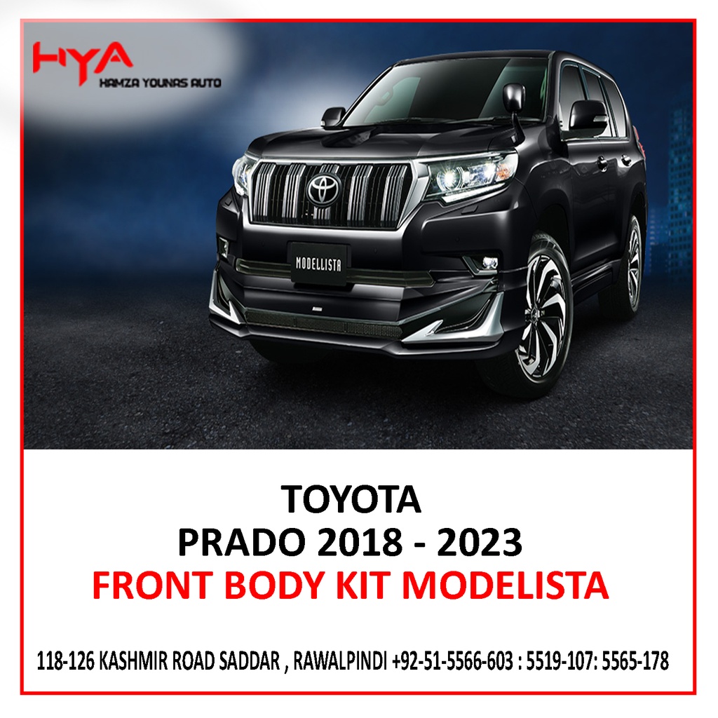 FRONT BUMPER EXTENSION PRADO 2018 MODELISTA 