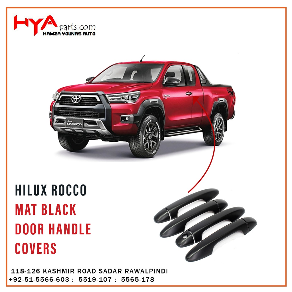DOOR HANDLE MATT BLACK REVO
