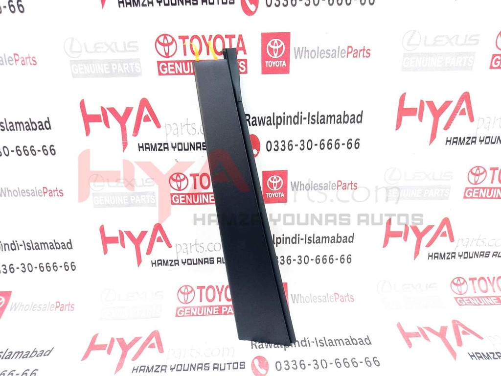 MOULDING, REAR DOOR WINDOW FRAME, FRONT RH