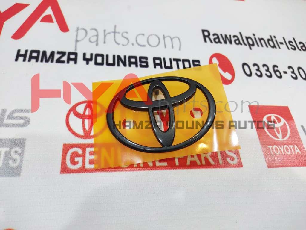 EMBLEM, FRONT BUMPER