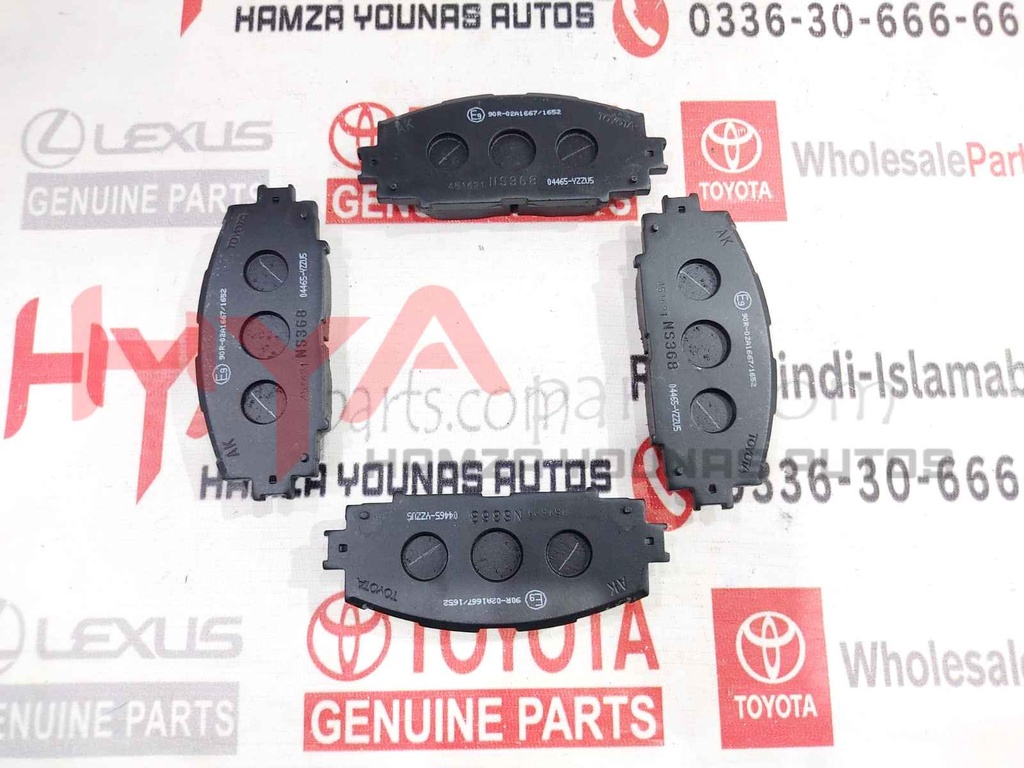 PAD KIT, DISC BRK FR, ECE-R90 (OLD-YZZR6