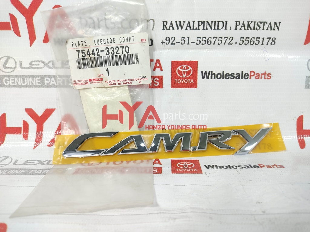 PLATE, BACK DOOR NAME, NO.3