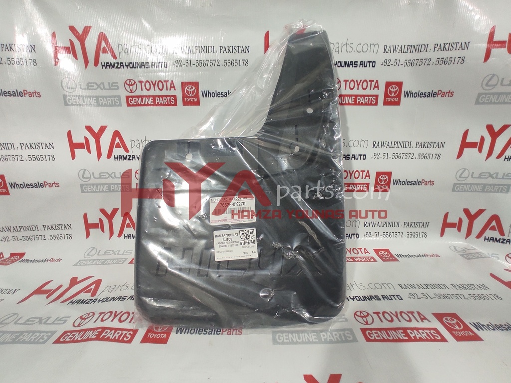 [76625-0K270] MUDGUARD SUB-ASSY, QUARTER PANEL, REAR RH