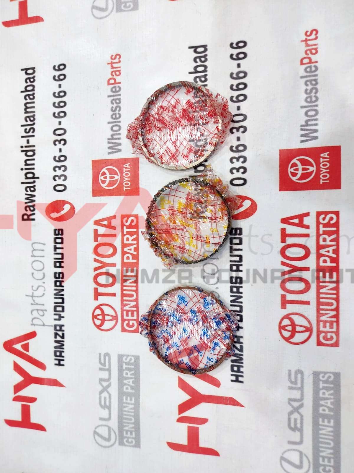 [13013-75080] RING SET, PISTON (SIZE : 0.50) (PISTON RING)