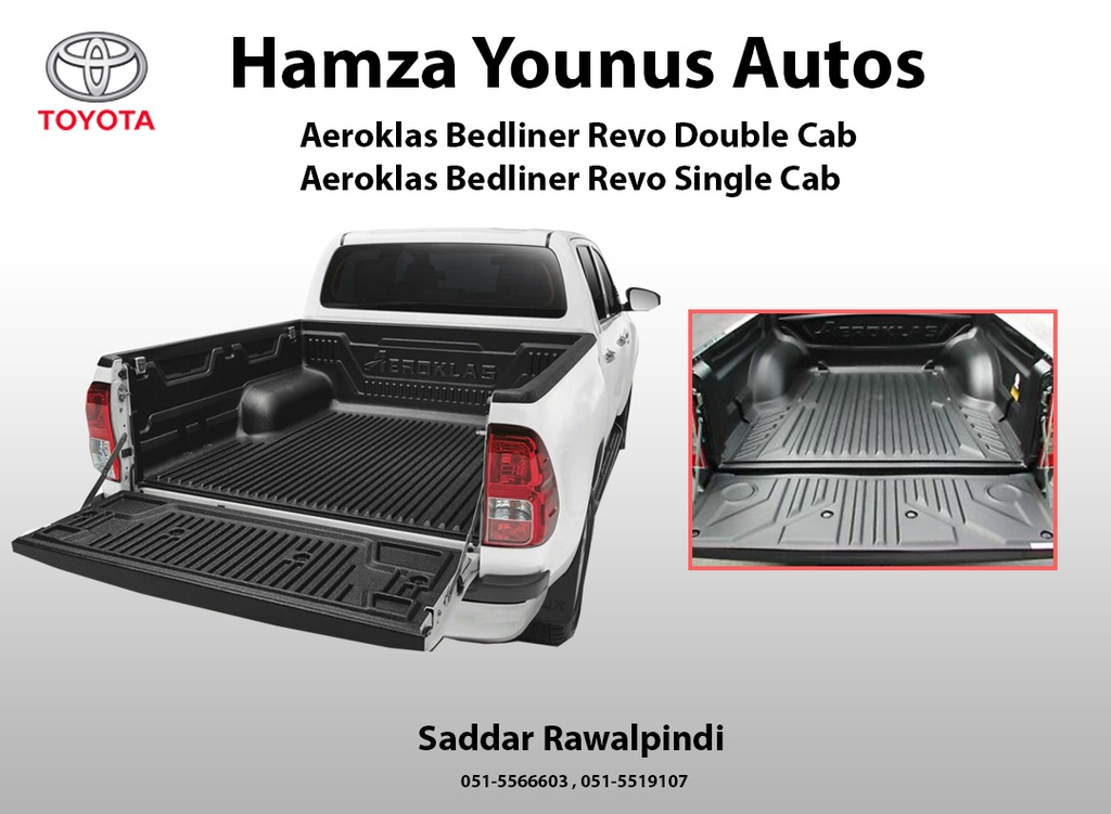 BED LINER HILUX REVO AEROKLASS THAILAND SINGLE CAB
