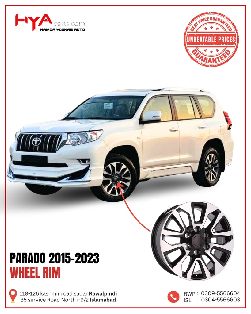 WHEEL RIM PRADO 2021 19&quot; CHINA