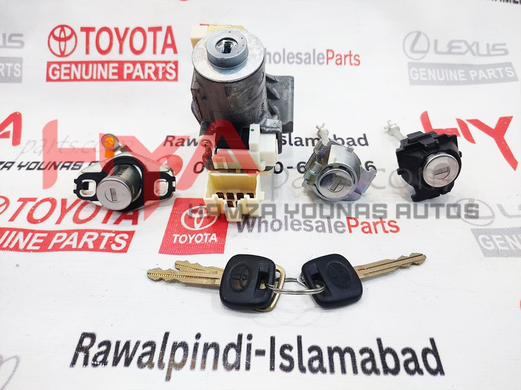 CYLINDER SET, LOCK W/TRANSMITTER HOUSING(LESS MODULE)