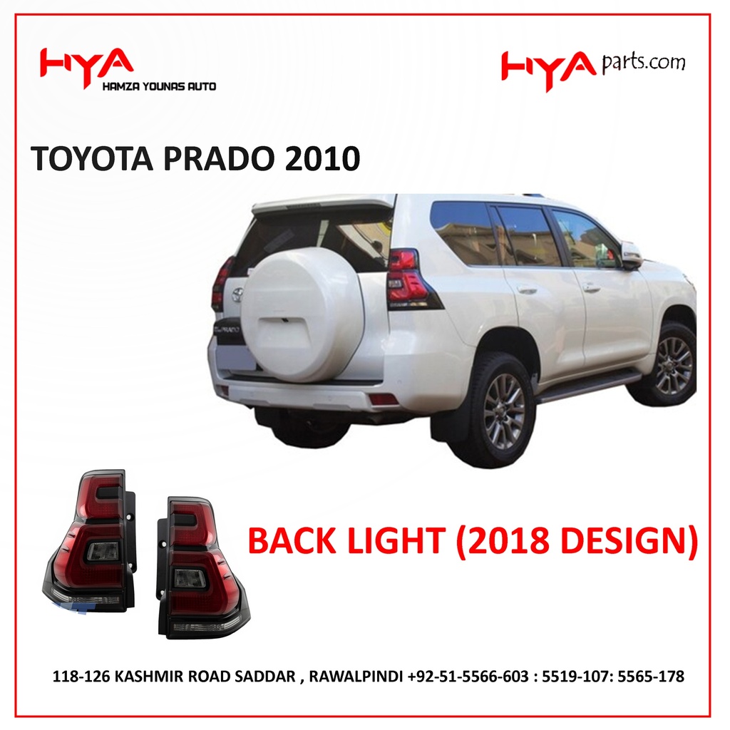 BACK LIGHT SET PRADO 2010   (18 SYTLE)