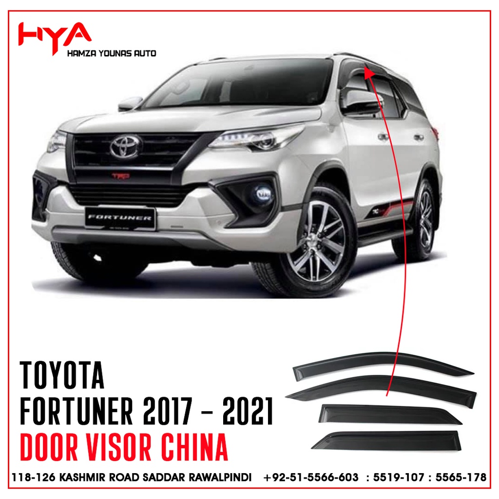 DV-FORTUNER-17-CH [DOOR VISOR FORTUNER 2017 - 2021 CHINA]