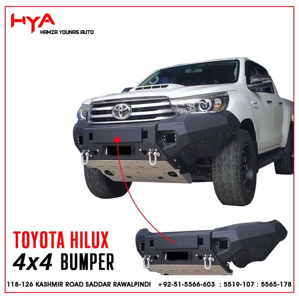 FRONT BUMPER REVO 2017 - 2021 RIVAL STYLE CHINA