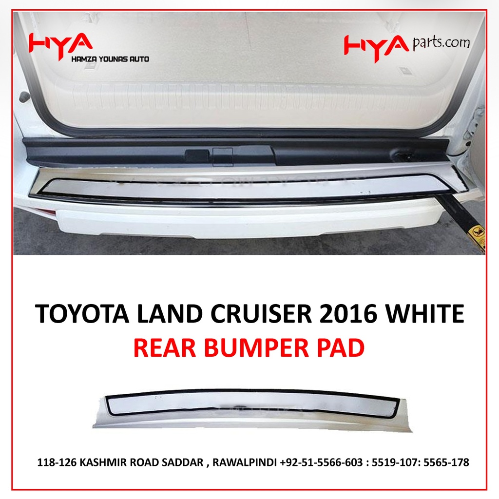 [RBP LC-200-16-CH-W] RBP LC-200-16-CH-W [REAR BUMPER PAD LAND CRUISER 2016 WHITE]