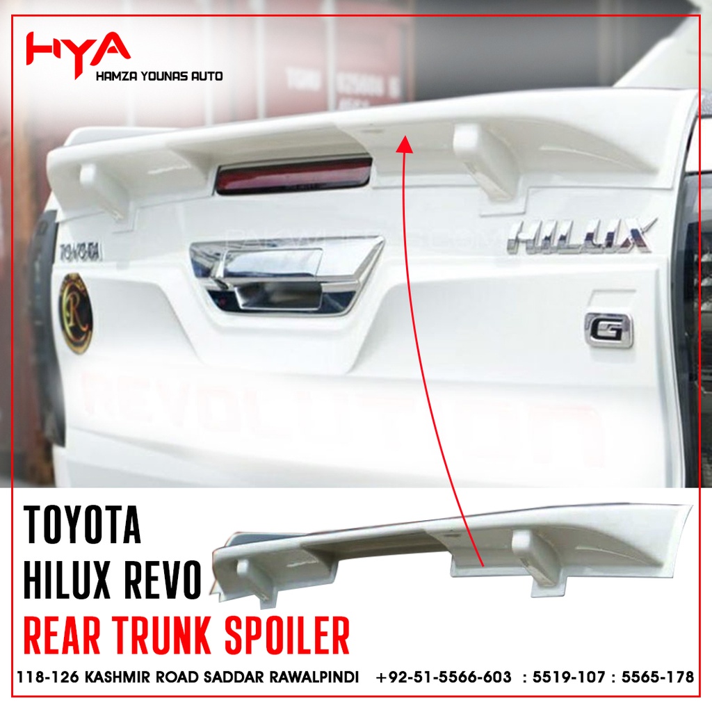 [RTS HILUX REVO] REAR TRUNK SPOILER HILUX REVO