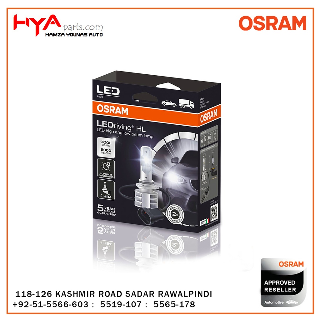 [OSRAM HB3 / HB4 LED] HB3 / HB4  BULB OSRAM LED (9005 9006)