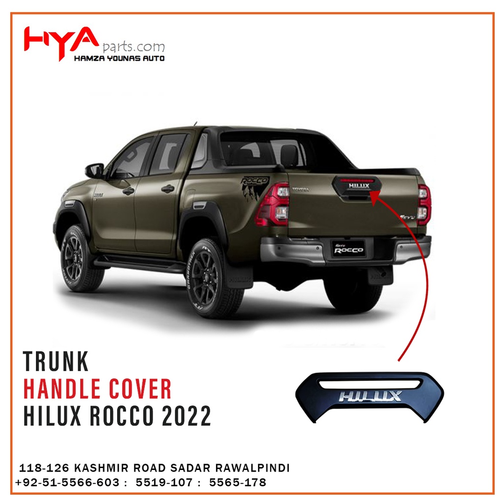 [THC ROCCO 2022] TRUNK HANDLE COVER ROCCO 2022