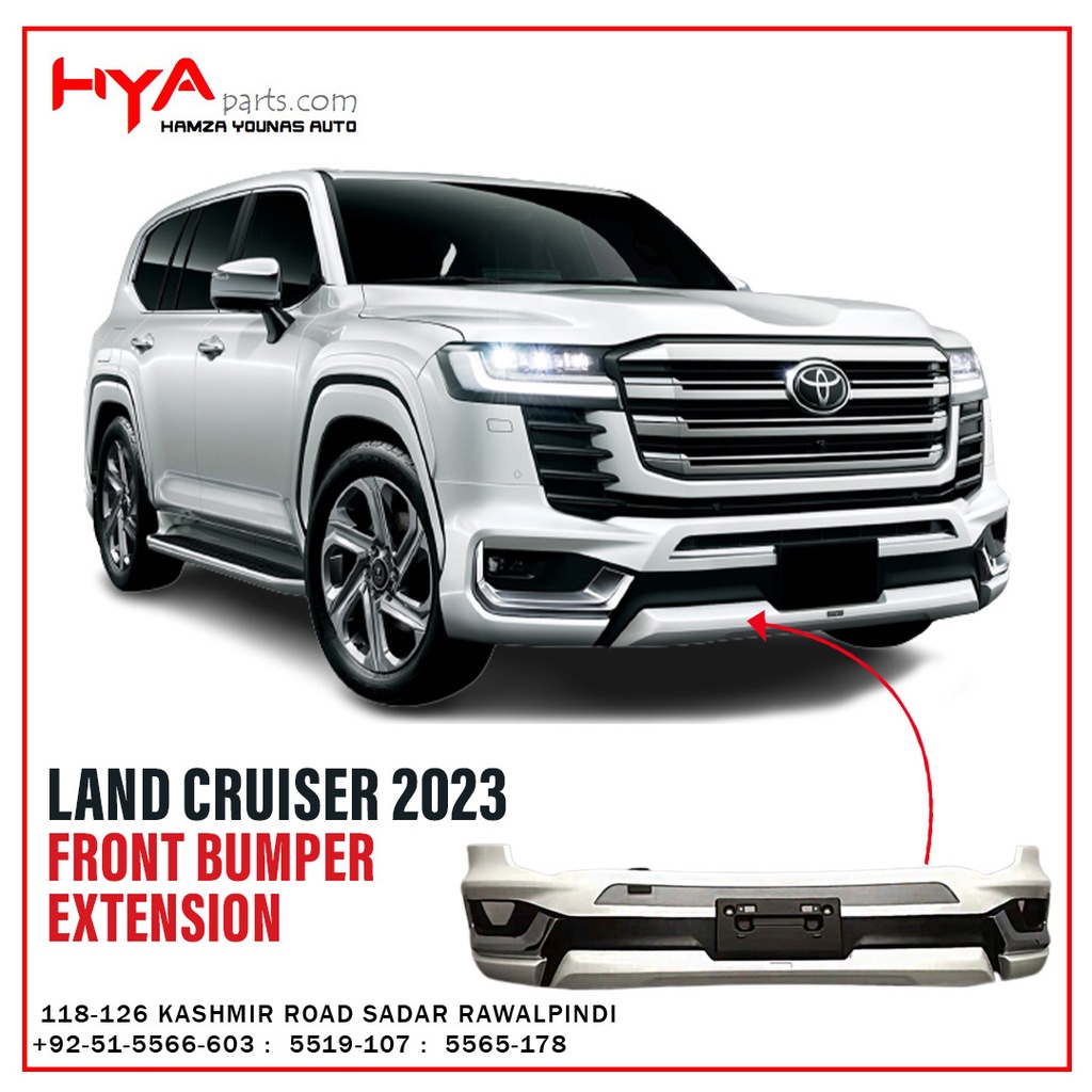 FRONT BUMPER EXTENSION LAND CRUISER 2023 MODELISTA H Y A parts